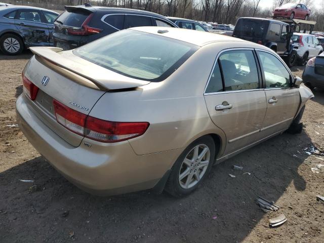 1HGCM66544A000642 - 2004 HONDA ACCORD EX GOLD photo 3