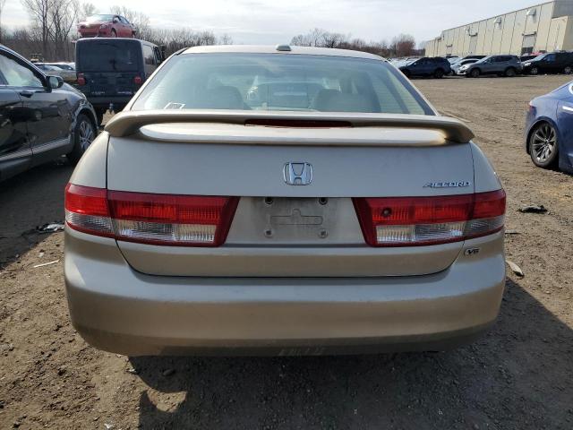 1HGCM66544A000642 - 2004 HONDA ACCORD EX GOLD photo 6