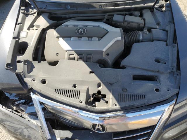 JH4KB2F6XCC000082 - 2012 ACURA RL CHARCOAL photo 11