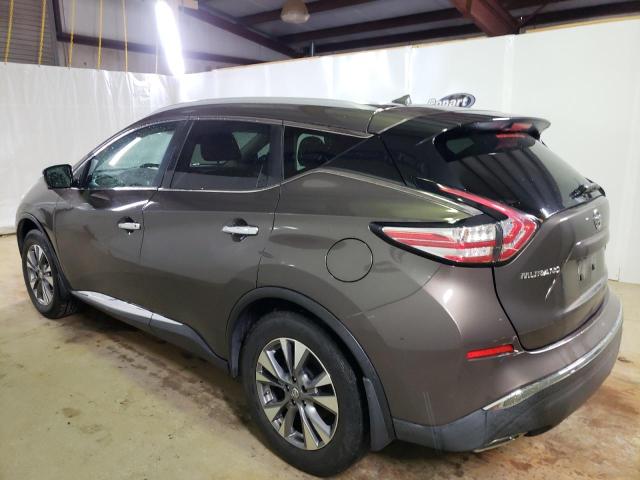 5N1AZ2MG0FN213647 - 2015 NISSAN MURANO S BROWN photo 2