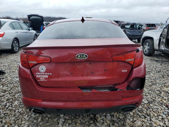 KNAGM4A76B5176530 - 2011 KIA OPTIMA LX RED photo 6