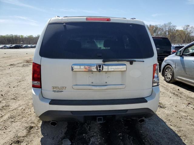 5FNYF3H59CB017002 - 2012 HONDA PILOT EXL WHITE photo 6