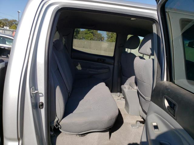 5TEKU72N98Z511166 - 2008 TOYOTA TACOMA DOUBLE CAB PRERUNNER LONG BED SILVER photo 10