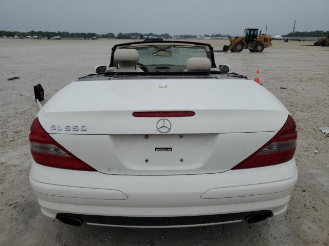 WDBSK71F57F131347 - 2007 MERCEDES-BENZ SL 550 WHITE photo 10