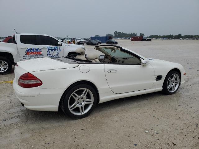 WDBSK71F57F131347 - 2007 MERCEDES-BENZ SL 550 WHITE photo 3