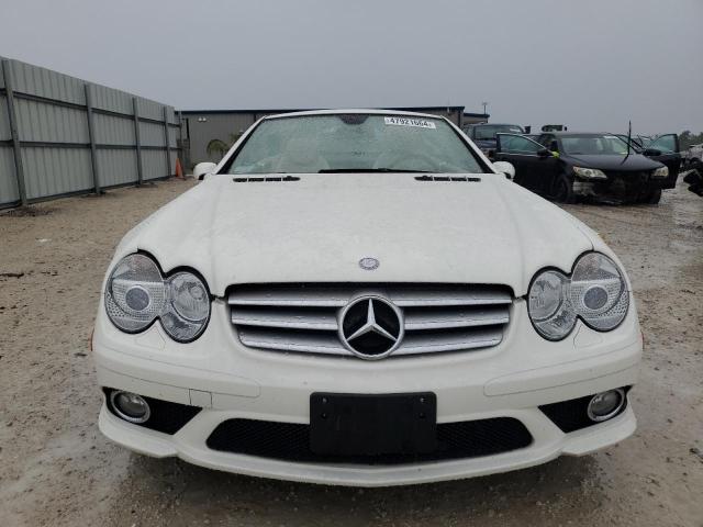 WDBSK71F57F131347 - 2007 MERCEDES-BENZ SL 550 WHITE photo 5