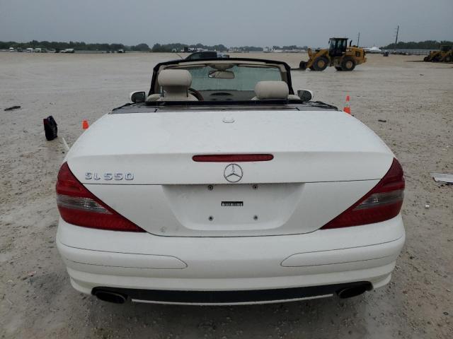 WDBSK71F57F131347 - 2007 MERCEDES-BENZ SL 550 WHITE photo 6