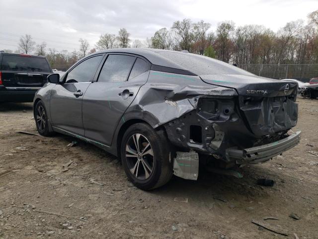 3N1AB8CV6LY274577 - 2020 NISSAN SENTRA SV GRAY photo 2