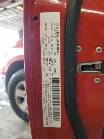 1D7RB1GPXAS160117 - 2010 DODGE RAM 1500 RED photo 12