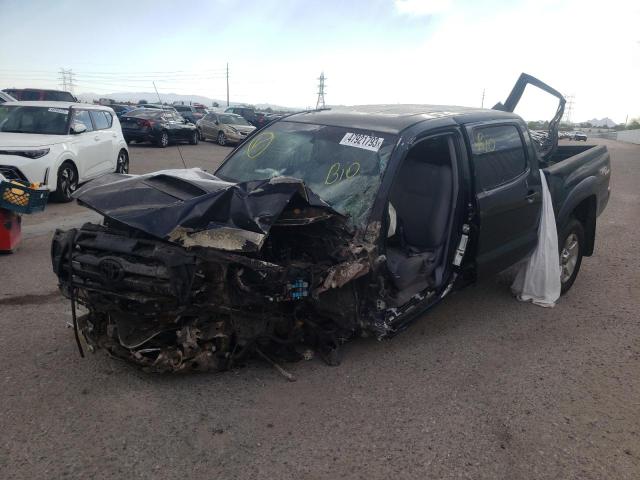 3TMJU62N78M061424 - 2008 TOYOTA TACOMA DOUBLE CAB PRERUNNER BLACK photo 1