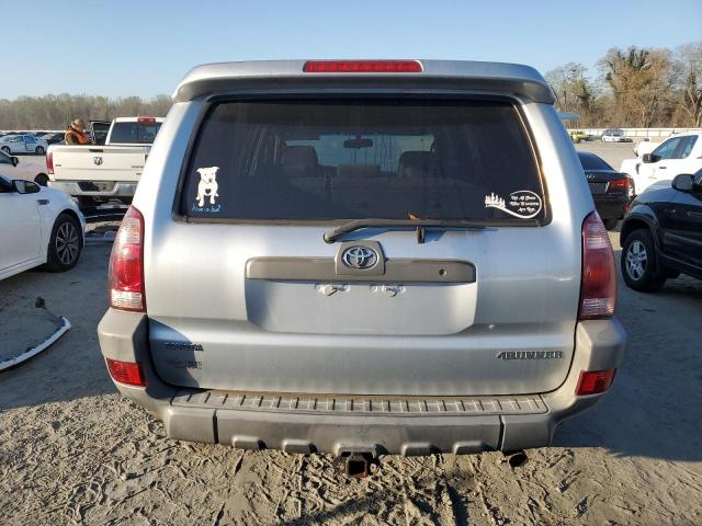 JTEBU14R630002251 - 2003 TOYOTA 4RUNNER SR5 SILVER photo 6