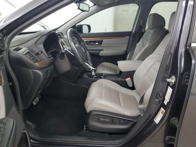 7FARW1H99KE000568 - 2019 HONDA CR-V TOURING GRAY photo 7