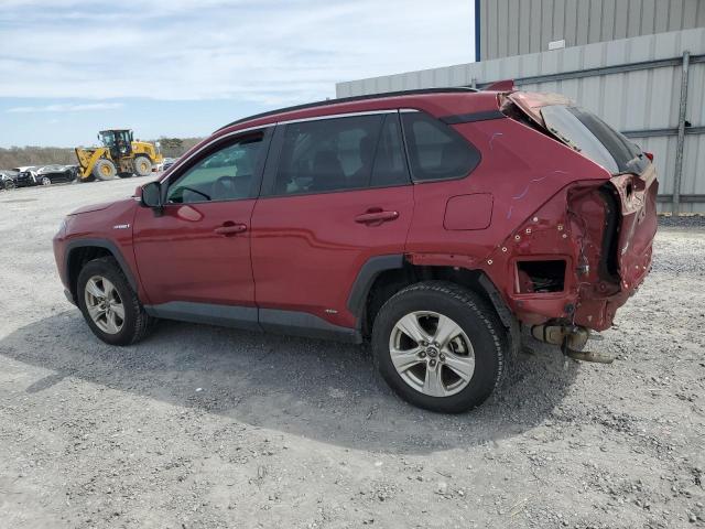 2T3RWRFV2LW076168 - 2020 TOYOTA RAV4 XLE RED photo 2