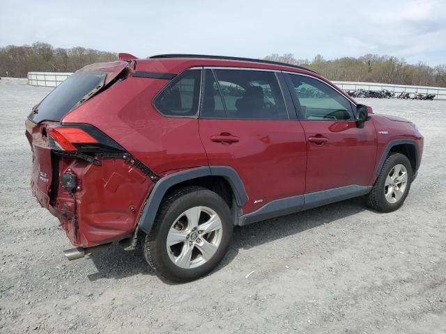 2T3RWRFV2LW076168 - 2020 TOYOTA RAV4 XLE RED photo 3