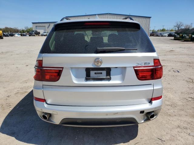 5UXZW0C52CL673810 - 2012 BMW X5 XDRIVE35D SILVER photo 6