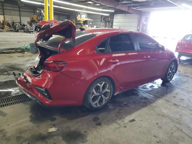 3KPF24AD2ME266890 - 2021 KIA FORTE FE RED photo 3