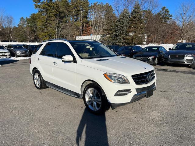 4JGDA5HB7EA353883 - 2014 MERCEDES-BENZ ML 350 4MATIC WHITE photo 1