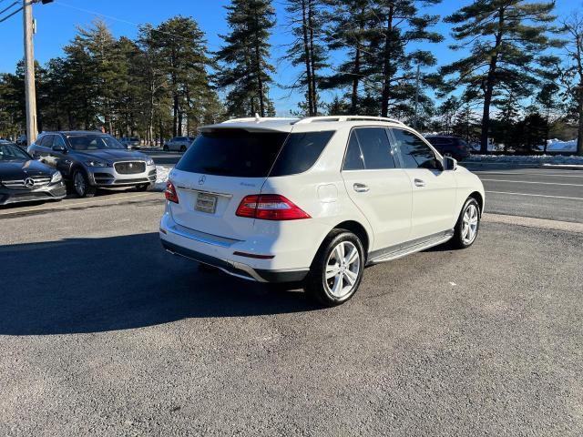 4JGDA5HB7EA353883 - 2014 MERCEDES-BENZ ML 350 4MATIC WHITE photo 3