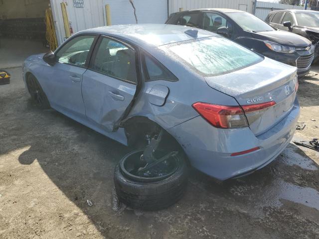 2HGFE2F53NH514214 - 2022 HONDA CIVIC SPORT BLUE photo 2