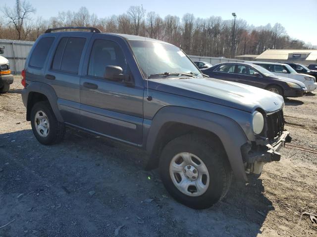 1J4GL48K02W228867 - 2002 JEEP LIBERTY SPORT BLUE photo 4