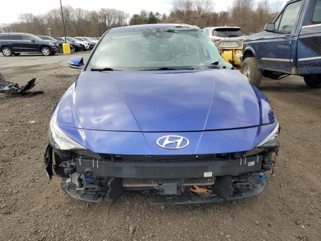 KMHLP4AG7MU069645 - 2021 HYUNDAI ELANTRA LIMITED BLUE photo 5