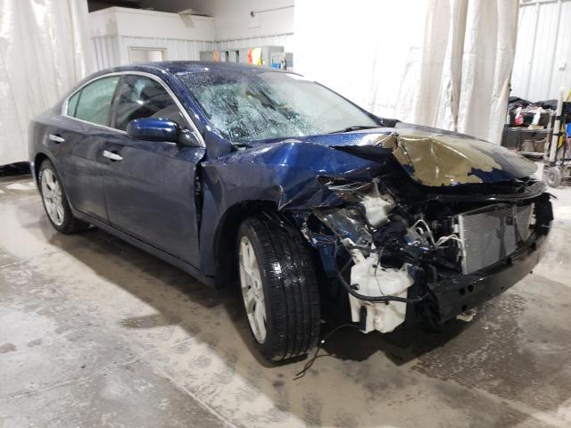 1N4AA5AP6DC800421 - 2013 NISSAN MAXIMA S BLUE photo 4