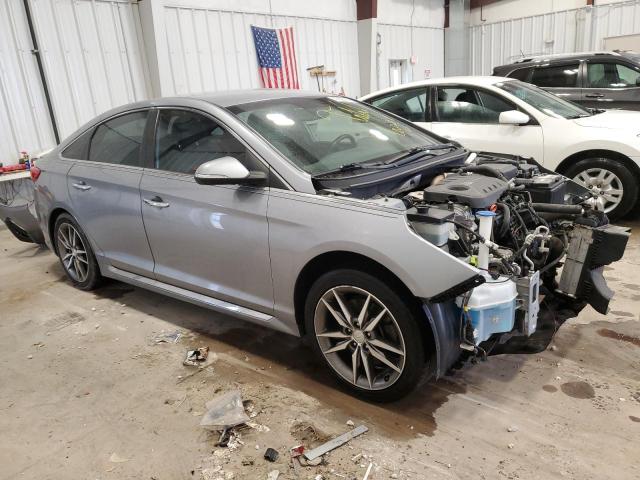 5NPE34AB0FH047190 - 2015 HYUNDAI SONATA SPORT SILVER photo 4