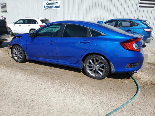 19XFC1F36KE016707 - 2019 HONDA CIVIC EX BLUE photo 2