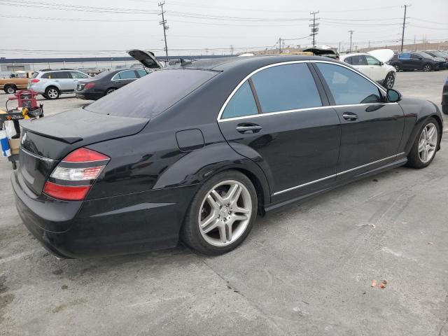 WDDNG71X58A187351 - 2008 MERCEDES-BENZ S 550 BLACK photo 3