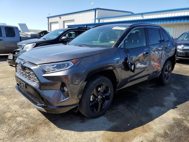 JTMEWRFV2KD522359 - 2019 TOYOTA RAV4 XSE GRAY photo 1