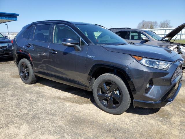 JTMEWRFV2KD522359 - 2019 TOYOTA RAV4 XSE GRAY photo 4