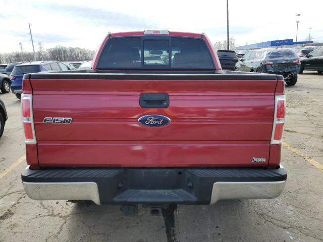 1FTFW1EV4AFD86164 - 2010 FORD F150 SUPERCREW RED photo 6