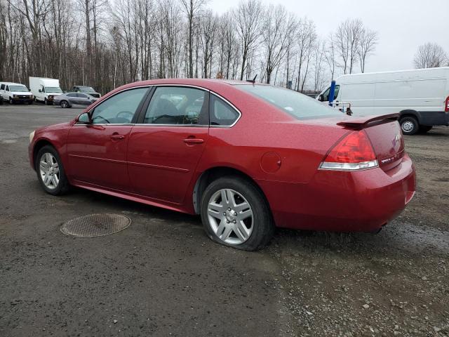 2G1WB5E33D1131544 - 2013 CHEVROLET IMPALA LT RED photo 2