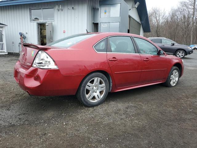 2G1WB5E33D1131544 - 2013 CHEVROLET IMPALA LT RED photo 3