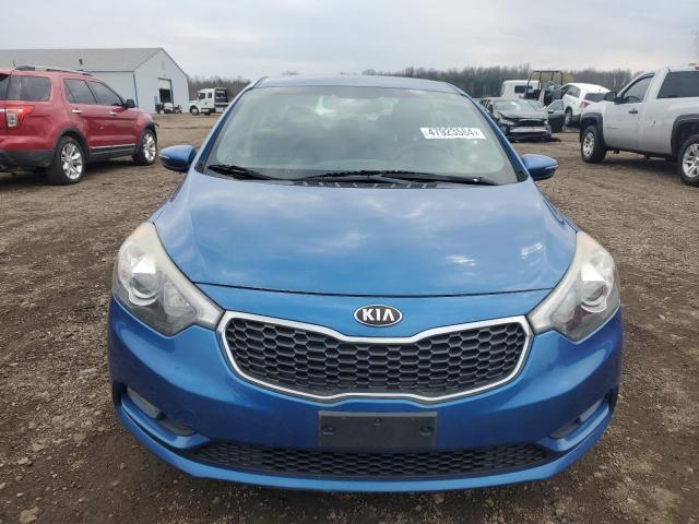 KNAFX4A85E5058243 - 2014 KIA FORTE EX BLUE photo 5