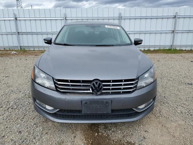 1VWCP7A38DC088629 - 2013 VOLKSWAGEN PASSAT SEL GRAY photo 5