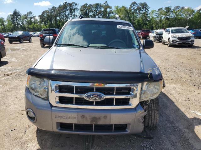 1FMCU03Z58KE62755 - 2008 FORD ESCAPE XLT GRAY photo 5