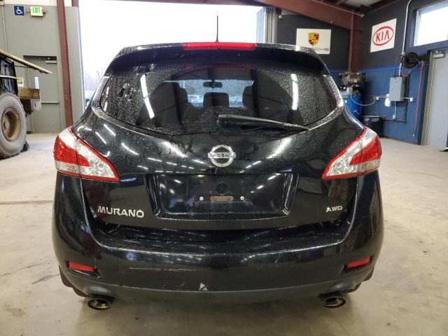 JN8AZ1MW4BW182398 - 2011 NISSAN MURANO S BLACK photo 6