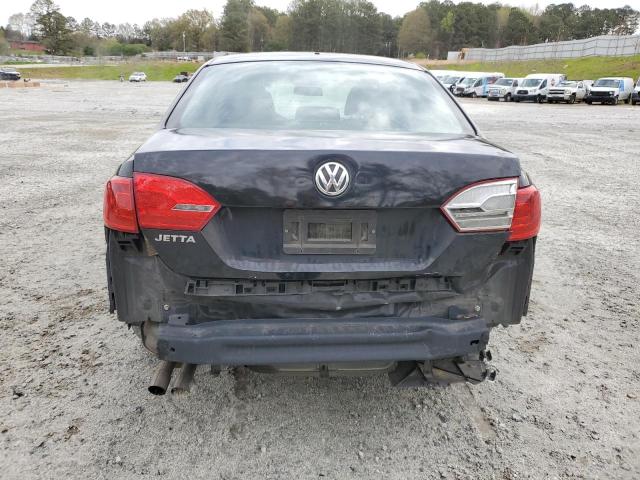 3VW2K7AJ3EM332616 - 2014 VOLKSWAGEN JETTA BASE BLACK photo 6