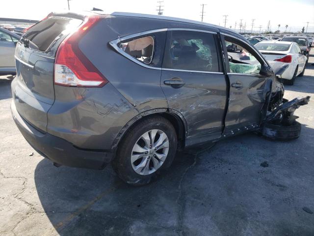 2HKRM3H76EH510510 - 2014 HONDA CR-V EXL GRAY photo 3