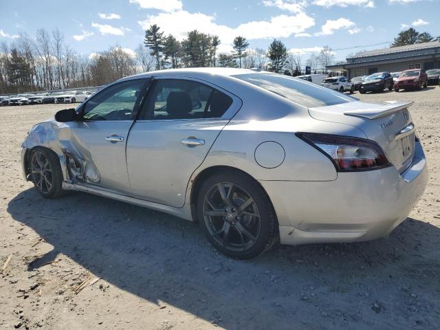 1N4AA5AP8EC455930 - 2014 NISSAN MAXIMA S SILVER photo 2