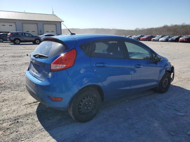 3FADP4EJXBM153318 - 2011 FORD FIESTA SE BLUE photo 3