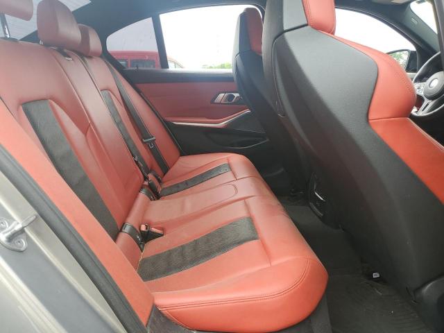 WBS33AY00MFL23751 - 2021 BMW M3 COMPETITION GRAY photo 10