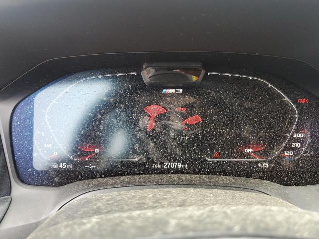 WBS33AY00MFL23751 - 2021 BMW M3 COMPETITION GRAY photo 9