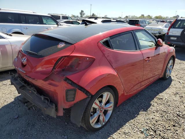 KMHTC6AD6DU096980 - 2013 HYUNDAI VELOSTER RED photo 3