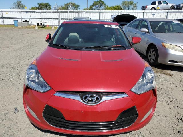 KMHTC6AD6DU096980 - 2013 HYUNDAI VELOSTER RED photo 5