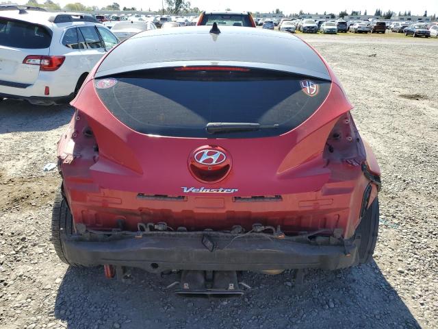 KMHTC6AD6DU096980 - 2013 HYUNDAI VELOSTER RED photo 6