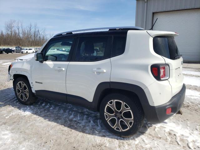 ZACCJADT6FPB47902 - 2015 JEEP RENEGADE LIMITED WHITE photo 2