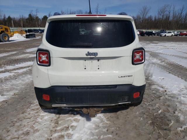 ZACCJADT6FPB47902 - 2015 JEEP RENEGADE LIMITED WHITE photo 6