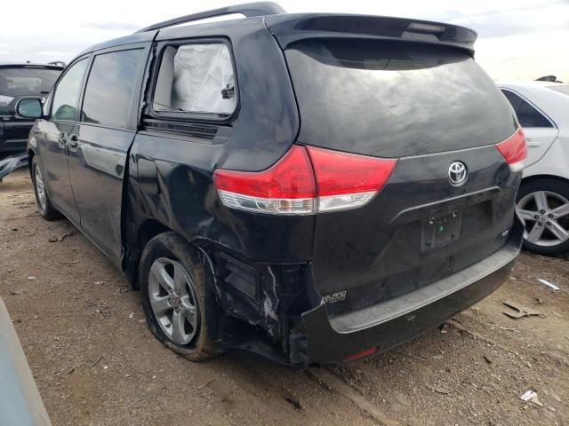 5TDKK3DCXCS207912 - 2012 TOYOTA SIENNA LE BLACK photo 2